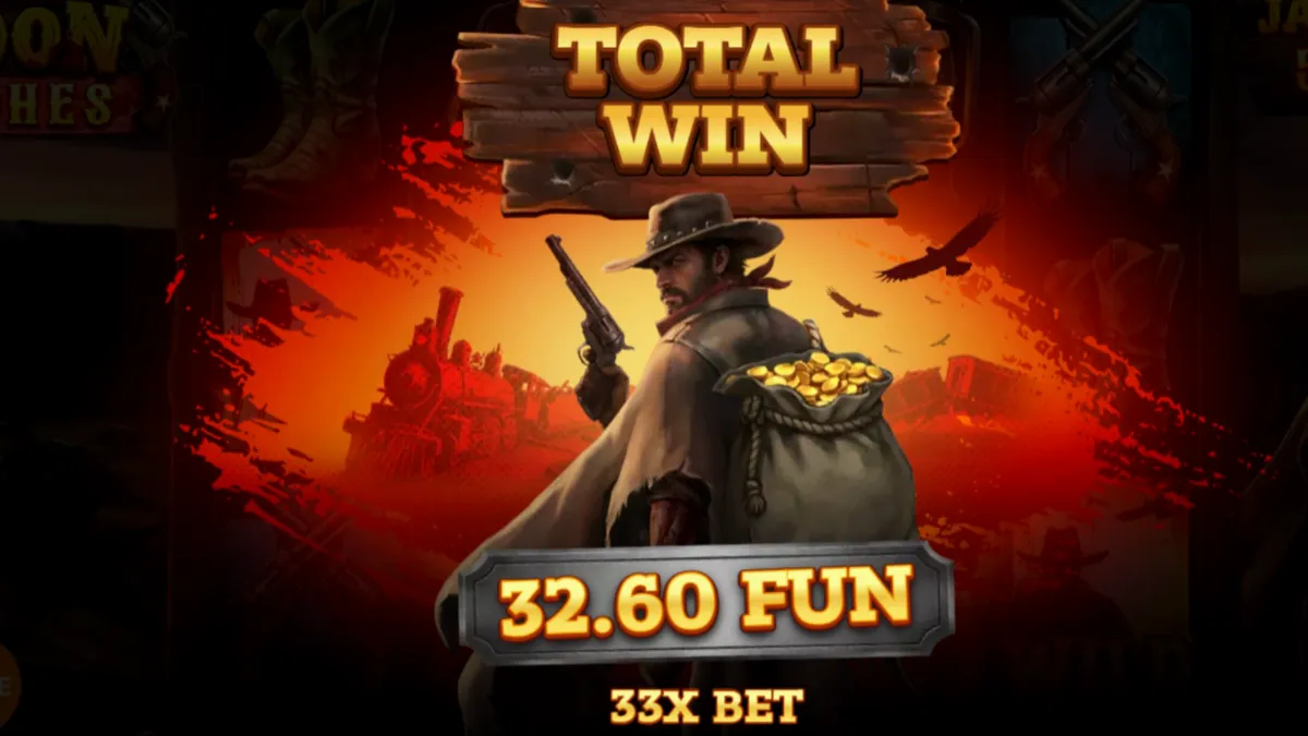 High Noon Riches slot gameplay interface na may Western theme